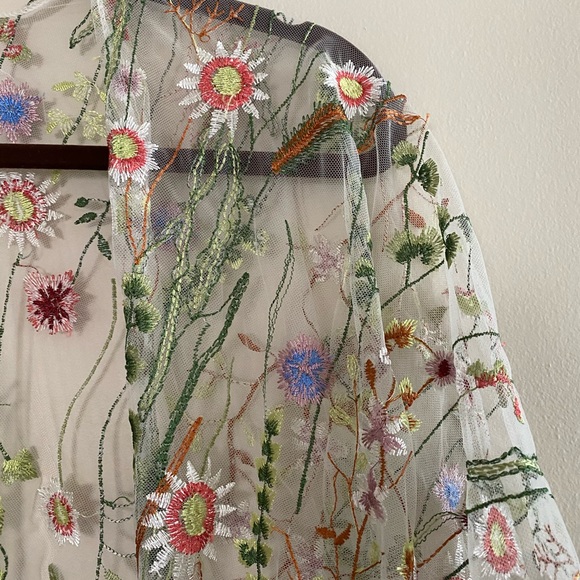 Anthropologie Tops - JESSICA MCCLINTOCK EMBELLISHED SHALL